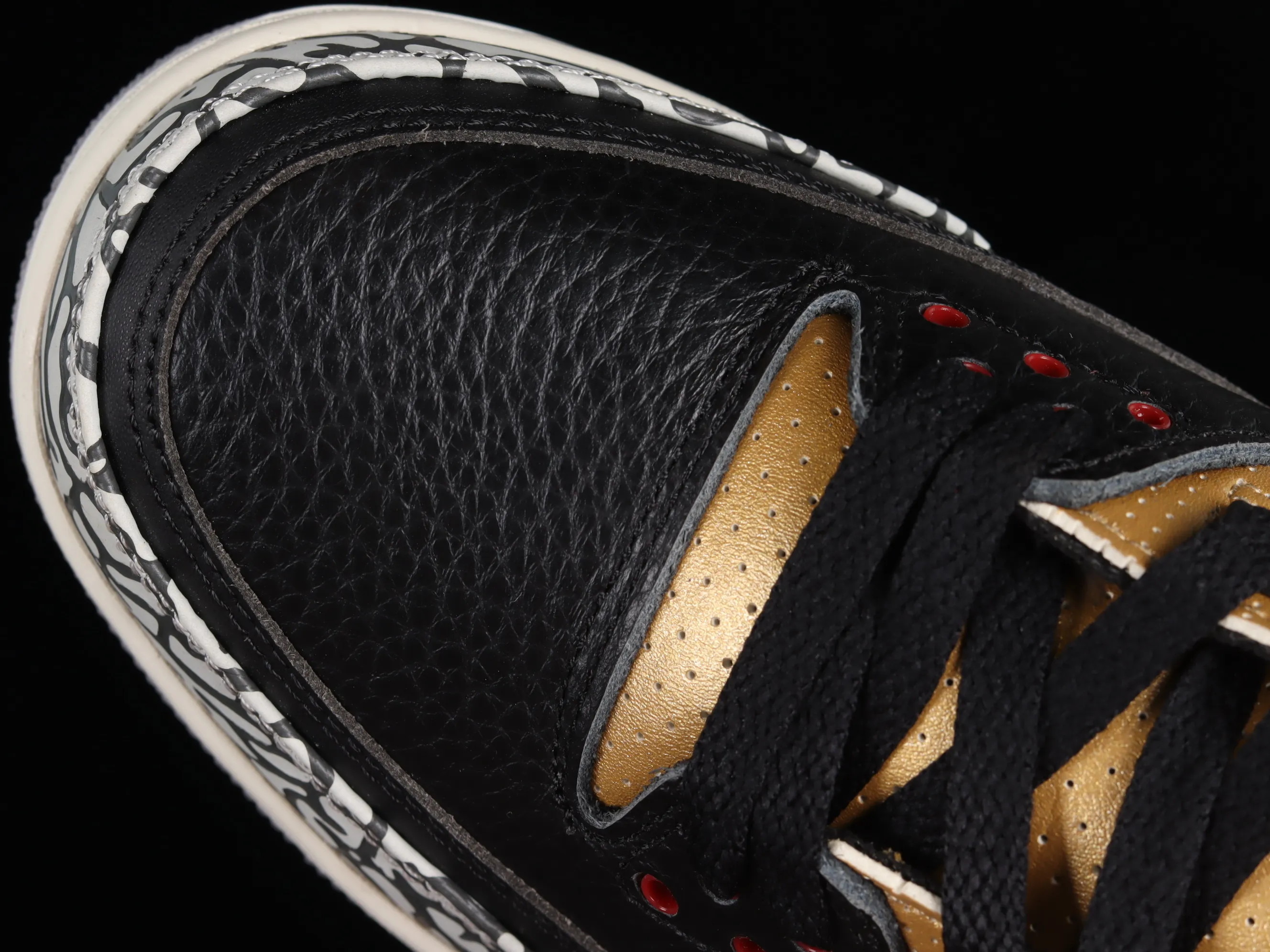 All categories Air Jordan Jordan series basketball shoes Air Jordan 3 Air Jordan 3 Retro "Black Gold" AJ3 Joe 3 black gold cement CK9246-067